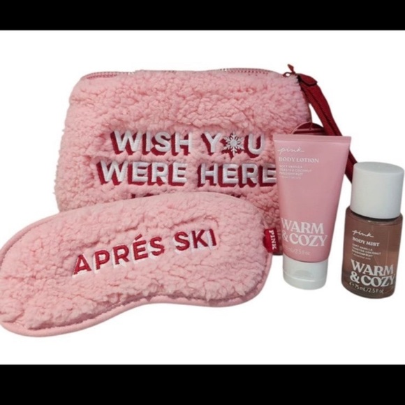 PINK Victoria's Secret Fleece Set with Body Mist and Lotion - Picture 6 of 7